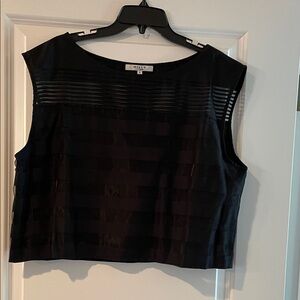 Milly Women's Black Sleeveless Blouse